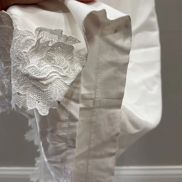 SAU LEE Florence Dress in White - Picture 12 of 16